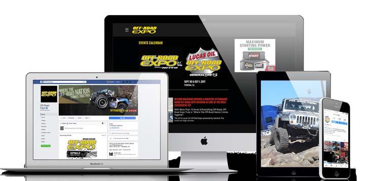 WEST COAST EVENT OVERVIEW OFF-ROAD EXPO SAND SPORTS SUPER SHOW 18,800+ OPT-IN EMAIL SUBSCRIBERS 329,895 PAGE