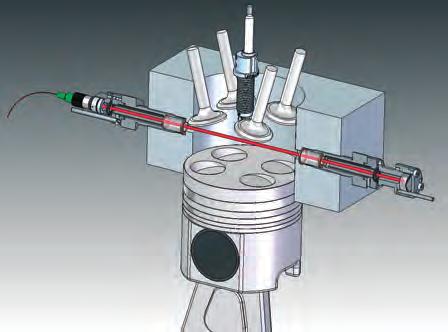 Cooled probe A single probe can measure air/fuel ratio and exhaust gas simultaneously. With the combination probe it is possible to additionally measure gas temperature at the same time.