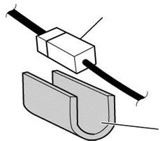 4) Place the lamp harness on top of the Urethane Foam Tape (G), then apply second half of the Urethane Foam Tape (G) on top of the harness. Shown in fig 20 and fig 21.