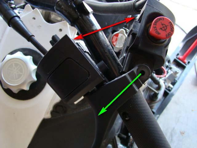 Step 19 Hold handlebars and slide throttle block assembly over the end of the bars.