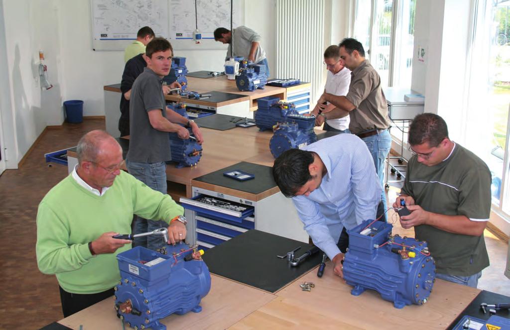 Semi-hermetic Bock Compressors Service - Made by GEA Bock Because you're never done learning - GEA Bock training and workshops on compressors Many years ago, GEA Bock intensified its commitment in