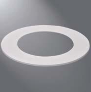 *Supplied with TRM6P white metal trim rings (All others are supplied with white plastic trim rings) DESIGNER RINGS Size Finishes TRM400 TRM490 3-3/8" ID X 5-1/8" OD (86mm x 130mm) 5-3/16" ID x 7-1/4"