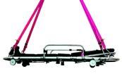 Transporter (slight modification necessary) Reversible patient loading: head first or feet first Foot sack is standard Built-in hooks for lifting harness 0153203 EFX-3 Stretcher 0153198 EFX-3 with