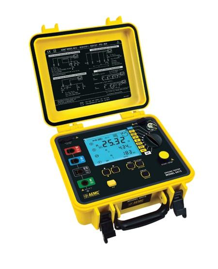 Multi-Function Ground Resistance Tester Model 6472 NEW! The Model 6472 measures from 0.01 to 99.