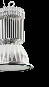 DURALED HIGHBAY IP44 industrial LED luminaire, especially suited to dirty or wet environments and high mounting applications.