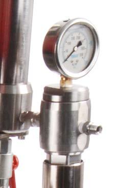 Fluid Pressure Gauge Pump and atomizing air pressure gauges Flexible Configurations Choose from Cart or Spider or wall mount Order Complete or Bare (Complete comes with Titan 600 AA Gun, Flat Tip and