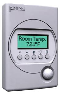 Temperature Setpoint limits can be adjusted through free setup software using the Price LINKER2, or through a BACnet system. Simply use the adjustable dial for temperature adjustment.