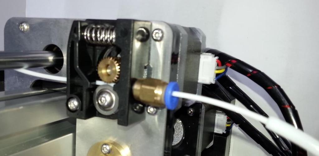 If you need to detach the Filament Guide Tube to load the filament, so this at the end closest to the Extruder, otherwise there is the risk of the Teflon Liner coming loose from