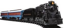 A special sound unit with mute button and individual controls adds to the holiday glee. 527-384 Reg. Price: $219.99 Sale: $199.98 G The Polar Express Ready-to-Play Set Lionel.