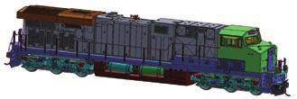 The most popular prototype diesel in North America Thousands in service from 2003 to the present Companion power to WalthersMainline SD70ACe LED lighting includes: * High or low headlight per