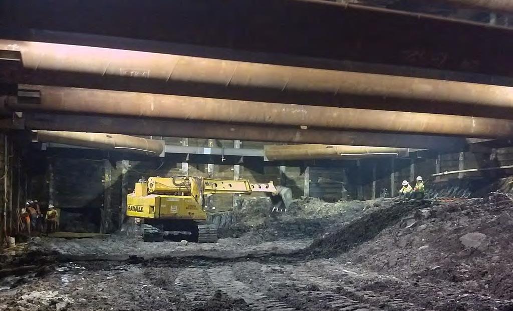 Wilshire/Fairfax Station Excavation