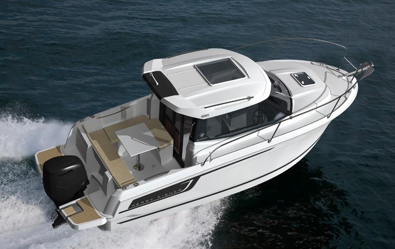 MERRY FISHER RANGE MERRY FISHER 695: MORE DESIGN AND EVEN MORE COMFORT With the Merry Fisher 695, Jeanneau confirms its position as European leader in this highly dynamic market segment.