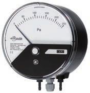 Differential pressure gauges Differential pressure gauge Eco Differential pressure gauge Differential pressure gauge with electrical output signal Differential pressure gauge, nominal size 63