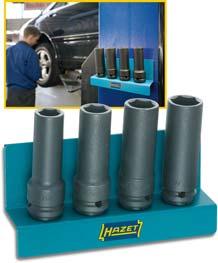 Sockets and Socket Sets 3 900 90 Magnetic Holder with Sockets 8 Impact Socket (6-Point) Especially for mounting and dismounting wheels Long style With plastic insert to protect the surface of the