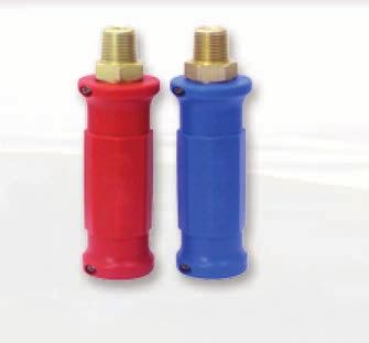 are bevelled, eliminating the hose-chafing sharp edges common in other brands GHA11H Gladhand Grips 1 Red, 1 Blue GLADHAND LOCK