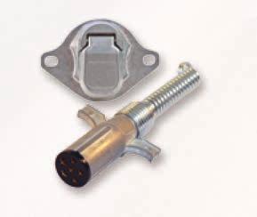 Plugs, Sockets & Accessories SINGLE-POLE PLUGS & SOCKETS Plug assembly comes with a plated copper grounding lug Plug