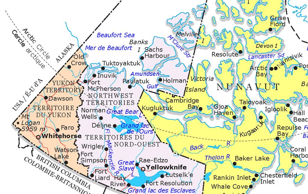 Fort Providence Figure 1: Fort Providence is located in the southwest NWT, about 210 km