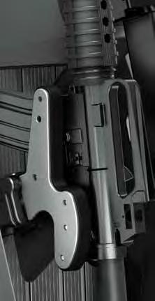 LOCKS T-Rail Technology provides flexibility to accommodate your choice of multiple gun lock