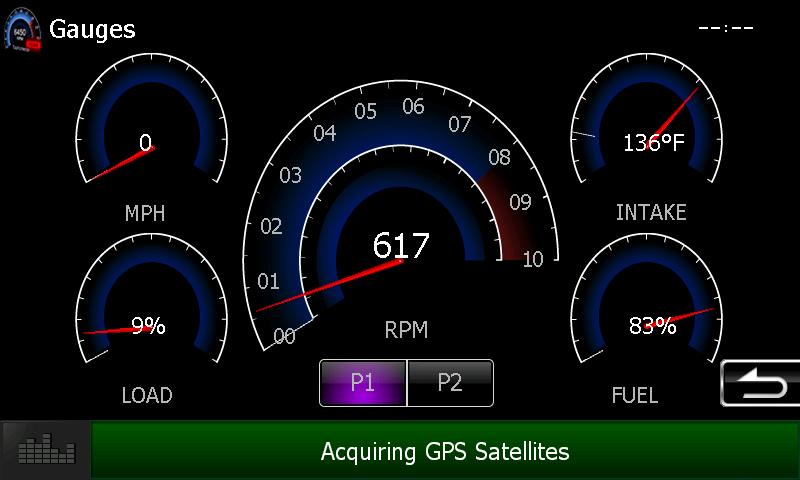 USING MAESTRO FEATURES - GAUGES USING MAESTRO FEATURES GAUGES GAUGES Access And Display Gauges Screen In the My Car submenu, press on Gauges to view the gauges that are selected.