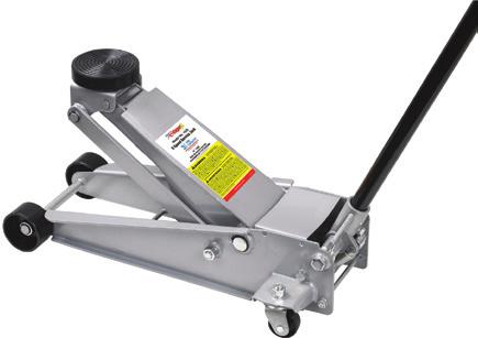 Size: 28 1/2" L x 14 7/8" W Hein Werner 2 Ton Service Jack HW HW93642 Safety bypass system which prevents over travel Swivel saddle and rear