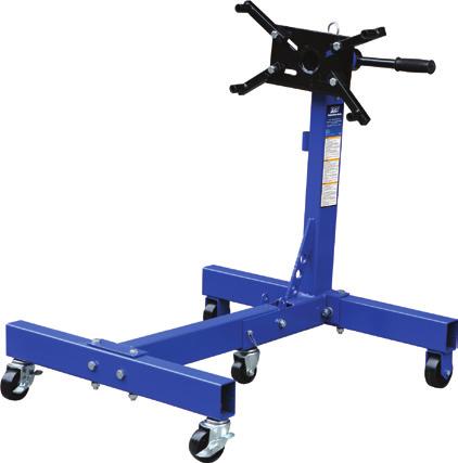 ENGINE STANDS (4) Adjustable mounting arms (8) Locking positions 360 rotating head TEQ Correct Professional 1,250 lbs.