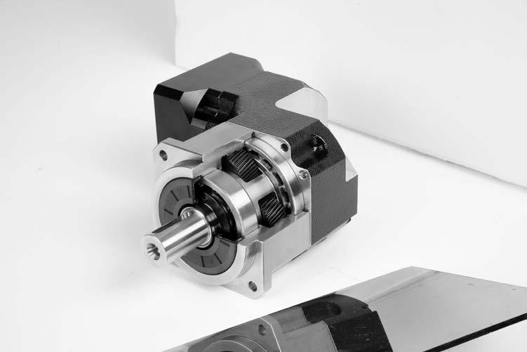 PR2 Series Features Higher output torque rating by using spiral bevel gear design. 30% more than straight bevel gear. Allows input speeds up to 8 times than with straight bevel gearing.