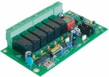 The board has two removable terminal boards. One of these terminal boards includes the ESD (UPS Emergency Shut Down) and RSD (Remote Shut Down) signals.
