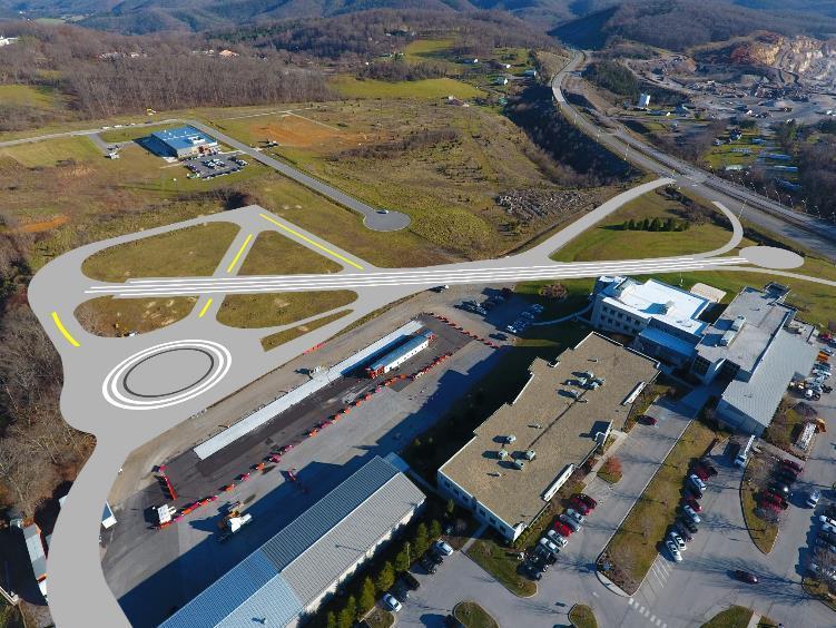 West Virginia Automation Park Expansion Multi-lane flat Merges