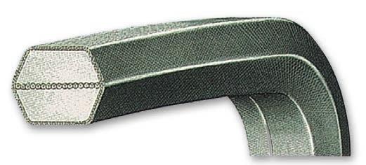 ESAFLEX Rubber wrapped double V-Belts 13 40 17 40 22 40 10 AA 14 BB 19 CC 40