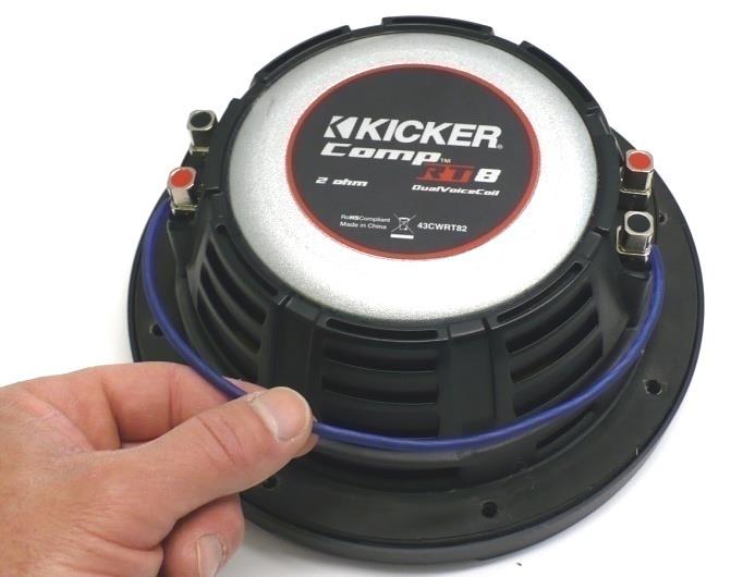 (If purchased #31649KL with Kicker sub and amplifier, use