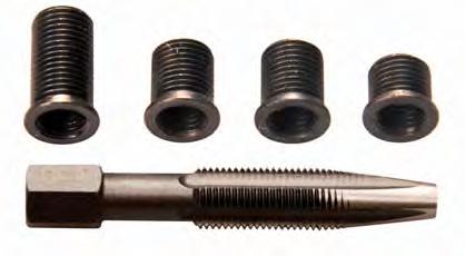 0 - suitable for repair of spark plug threads - easy to use - contains special HSS taps with 6-pt.