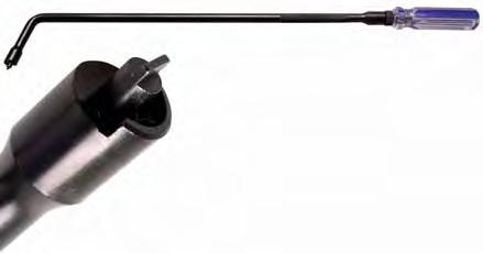 Carburetor Screwdriver with Shaft - facilitates the adjustment of carburetor kits, particularly suitable for work in tight spaces such as motorcycles - suitable for slotted