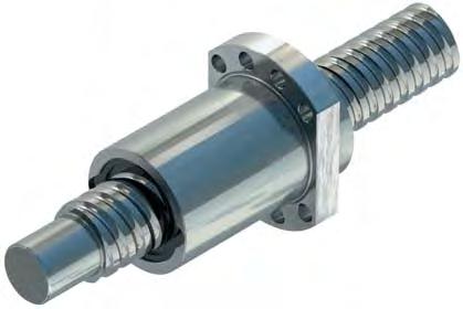 The screw is typically far less rigid than the nut unit (for details see Overall axial rigidity... ).