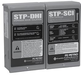Submersible Turbine Pump Controllers STP-DHI Dispenser Hook Isolation Part Number 402312921 402312921 402313921 STP-DHI-SCI combo DHI with factory-wired STP-SCI (when purchased with a 4" STP)