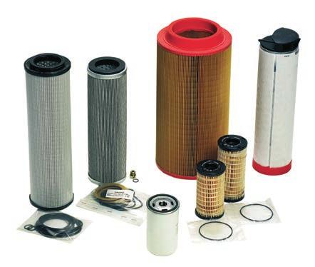 VÖGELE I Filters ORIGINAL VÖGELE FILTER PACKAGES Make use of our filter packages offered for paver models and maintenance intervals. They include all components and seals required.
