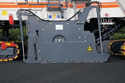 WIRTGEN I MILLING DRUM HOUSINGS ORIGINAL WIRTGEN WEAR PROTECTION SEGMENTS A milling drum housing that closes completely on one side