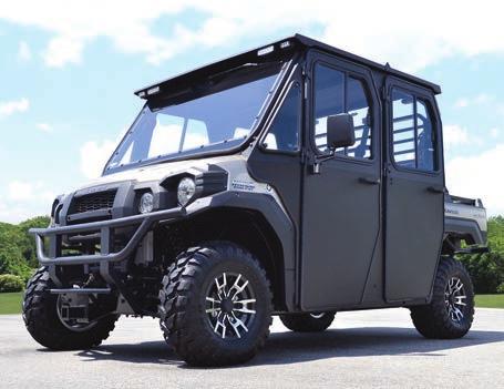 Kawasaki Mule ProFXT/DXT Cab One of Curtis most versatile cabs at home at any worksite with room for 6 passengers.
