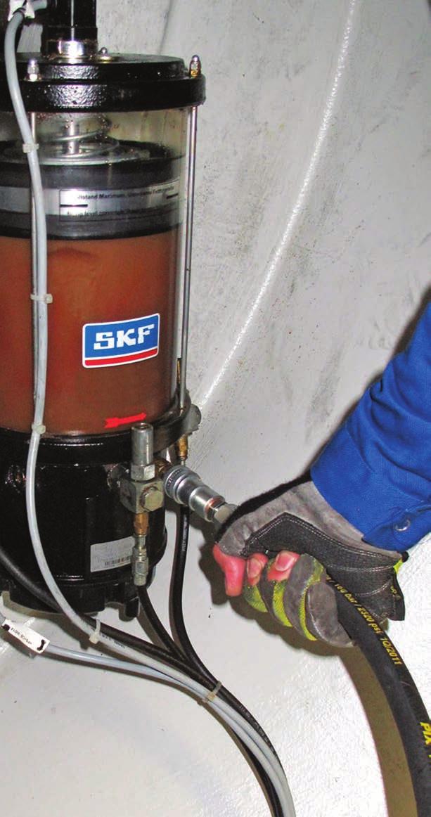Safer, more efficient refilling SKF offers a range of tools and equipment for safely and efficiently refilling automatic lubrication systems.