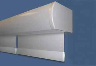5m 4 Curved Fascia With Insertable Fabric Fascia and Slim Bottom Bar with Insertable