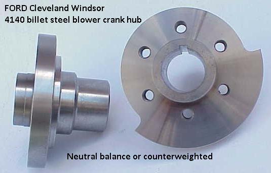 SBC Blower drive crankshaft hub 4140 steel SBC neutral balance Dual bolt pattern Part number 36335-01101 List price $ 255.00+ RDD $ 225.