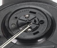 Align the metal end of the snap-ring tool to the indicator on the snap-ring s rubberized wiper seal (FIGURE 15).