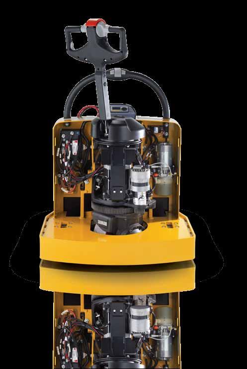 Built for low-maintenance and more uptime High-efficiency AC traction motor requires no service. Electro-mechanical brake has no service requirements.