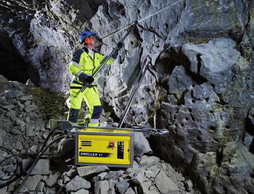 Swellex pumps from Atlas Copco The installation system for Swellex rock bolts consists of a high pressure water