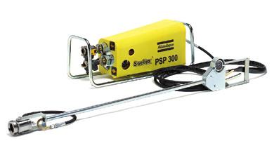 Swellex pump PSP 240/300 The pneumatic Swellex pump PSP 240/300 is a wellproven high pressure water pump for Swellex rock bolt installations.