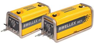 Swellex pumps H1 and HC1 The hydraulic Swellex pump H1 is designed to be used with hydraulic bolting rigs. The H1 is robust and reliable.
