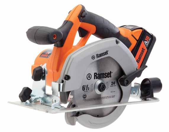 Circular Saw 18V Timber Trim Saw Cordless Power Tools Electronic motor brake stops saw within seconds Large soft grip handle for comfortable use Lightweight aircraft aluminium shoe Magnesium upper