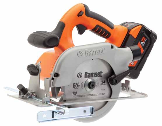Circular Saw 28V Timber Trim Saw Cordless Power Tools Electronic motor brake stops saw within seconds Soft grip handle for comfortable use Lightweight aircraft aluminium shoe All metal upper and