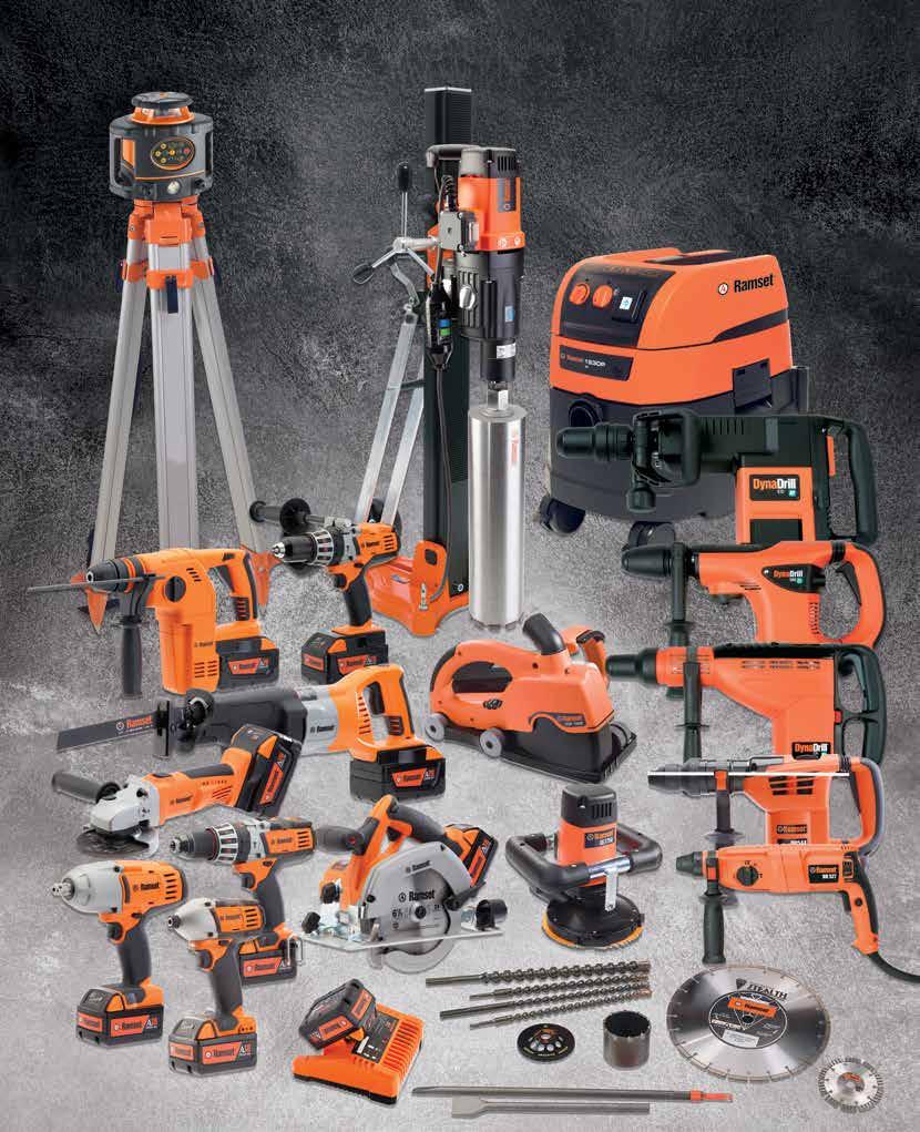 Introduction Power Tools Ramset have 35 years of experience and history in concrete drilling and cutting applications dealing, directly with everyday users.