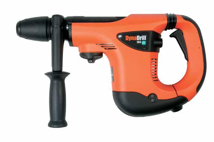 DynaDrill 565 5kg Combi Hammer Improved impact mechanism excellent transfer of energy to the drill bit or chisel Vibration dampening mechanism Variable speed trigger DynaDrill Corded Power Tools The