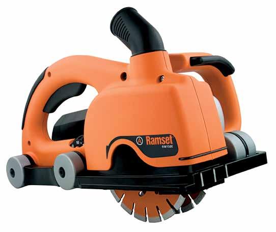 Wall Chaser RW150 Cutting & Grinding Power Tools Ergonomic handles Dust extraction connection Powerful 2200w motor 2.